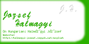 jozsef halmagyi business card